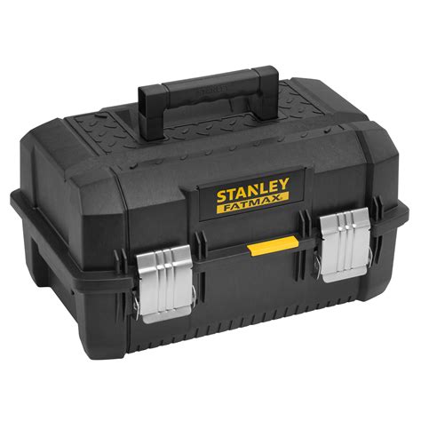 stanley fatmax metal tool box|stanley fatmax cantilever tool box.